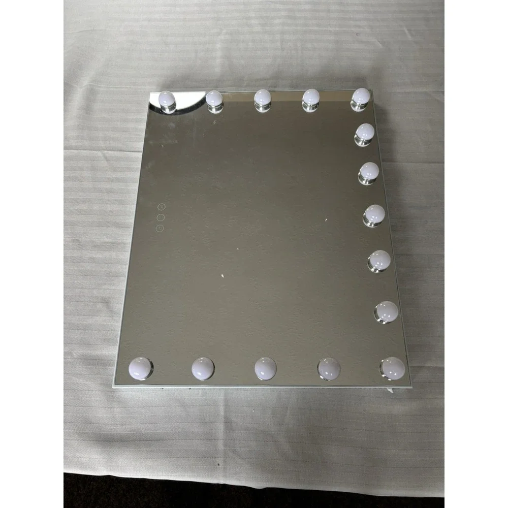 Vanity Mirrror Lighted Makeup Mirror Wall Mounted 23 x18 inch New In Box
